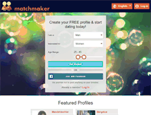 Tablet Screenshot of matchmaker.co.za