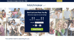 Desktop Screenshot of matchmaker.com